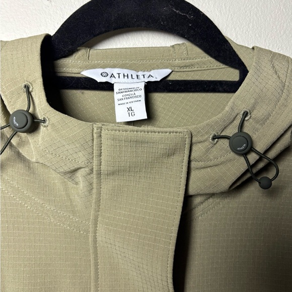 Athleta Boundless Crop Popover Olive Green Size XL - Picture 4 of 9